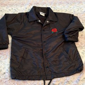 Black Bomber Jacket size 8